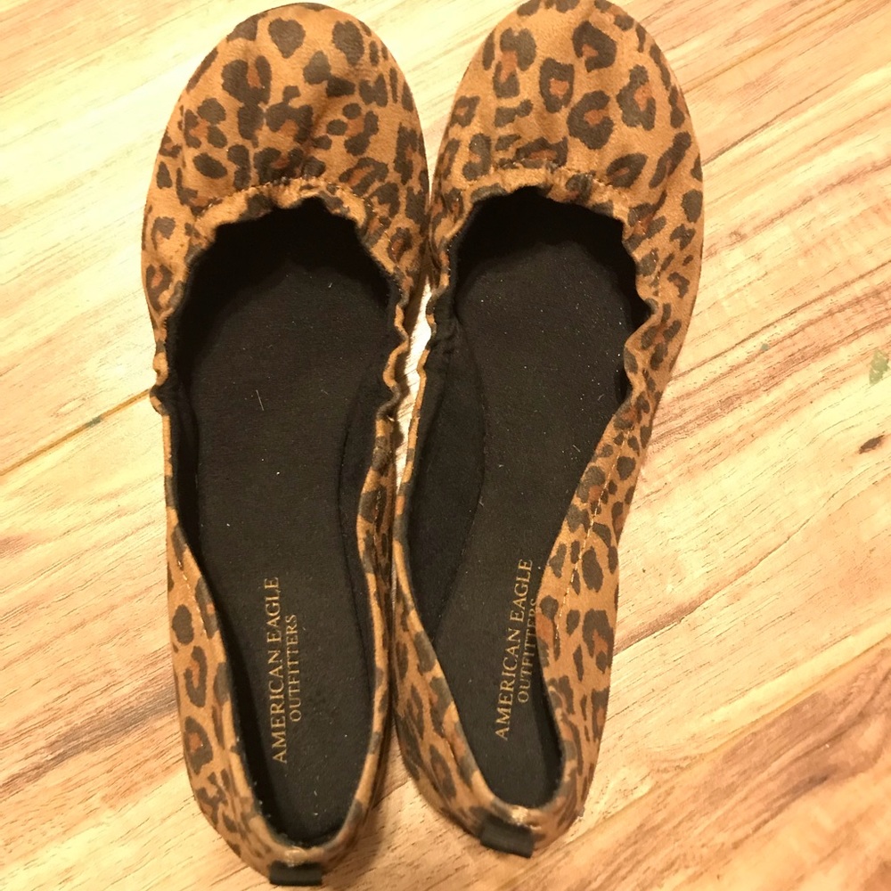 Cheetah American Eagle ballet flats